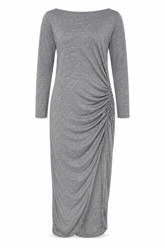 River Island Grey Long Jersey Dress, Size 12, Women