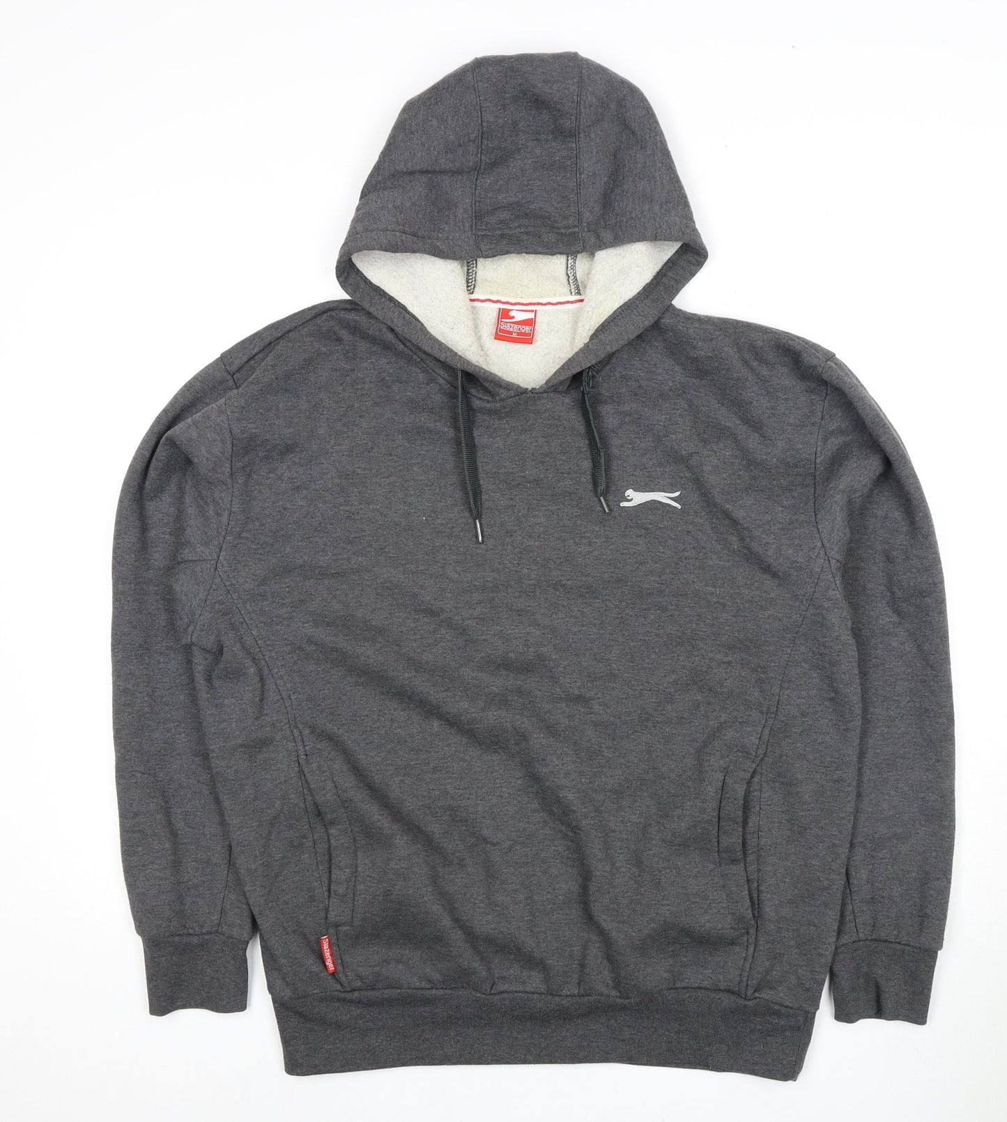 Mens UK Size M Slazenger Grey Pullover Hoodie