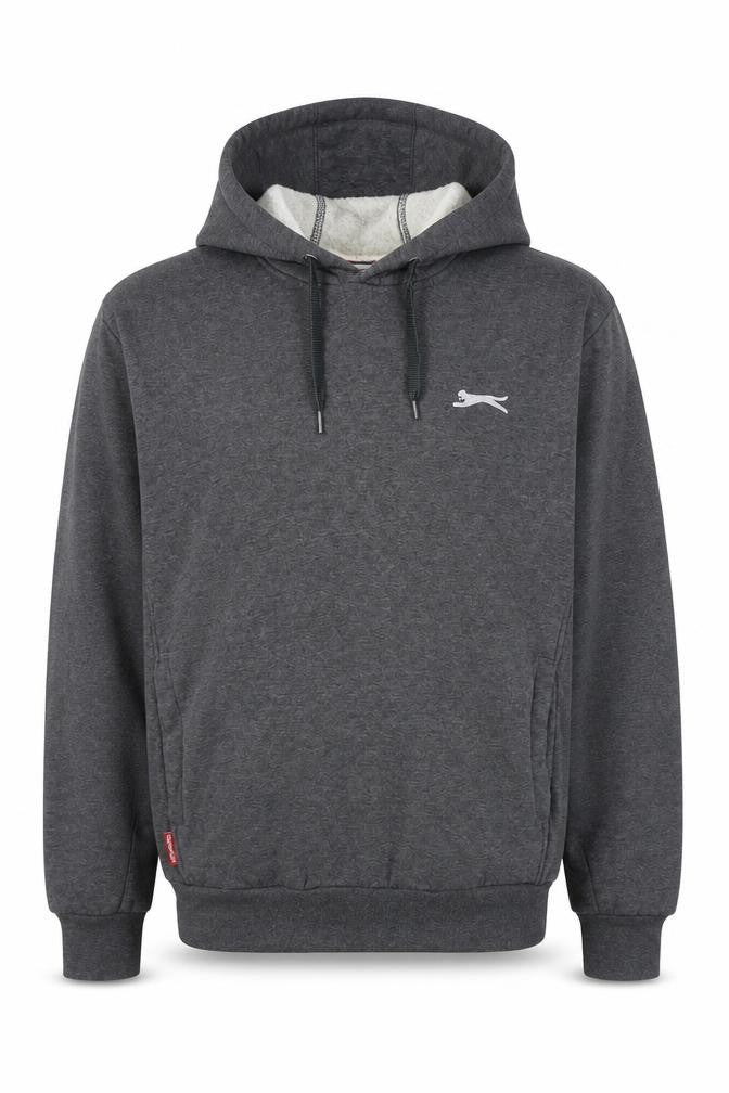 Mens UK Size M Slazenger Grey Pullover Hoodie