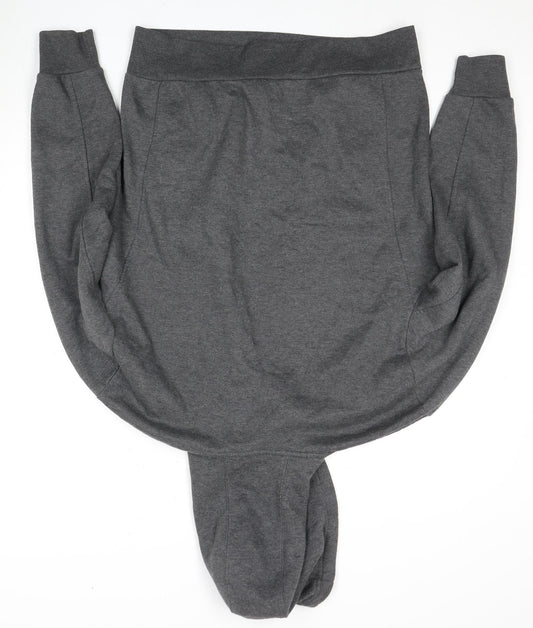 Mens UK Size M Slazenger Grey Pullover Hoodie