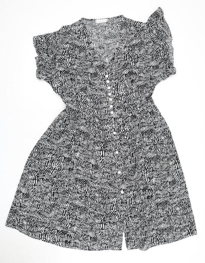 Belcci Women's Black Animal Print Dress