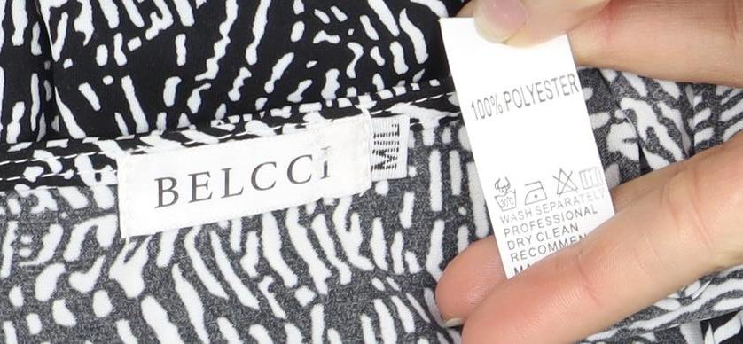 Belcci Women's Black Animal Print Dress