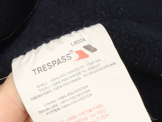 Unisex Adults UK Size L Trespass Blue Parka Coat
