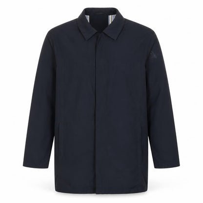 Bäumler Men's Blue Polyester Overcoat Size 52