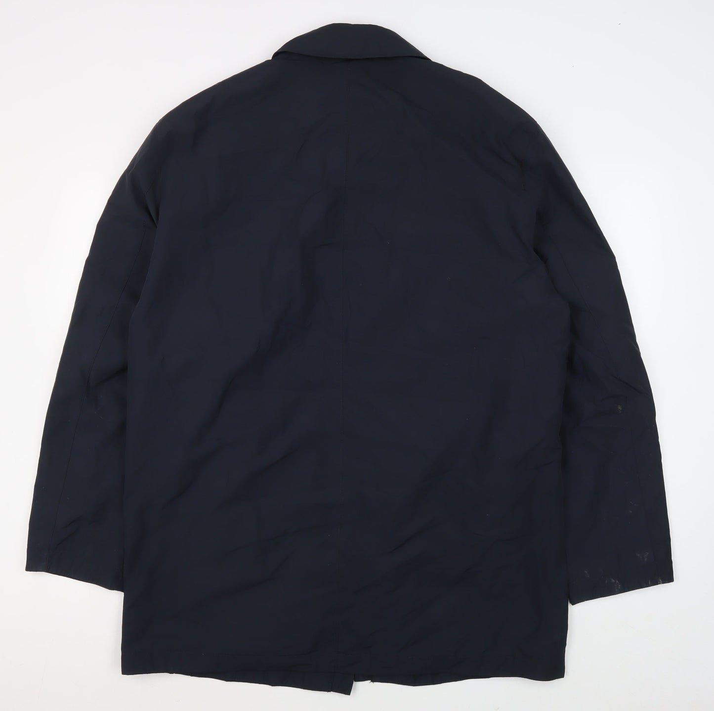 Mens UK Size 52 Baumler Blue Overcoat