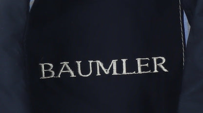 Mens UK Size 52 Baumler Blue Overcoat