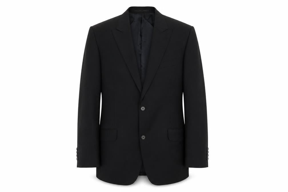 Mens UK Size 40 Jaeger Regular Black Suit Jacket