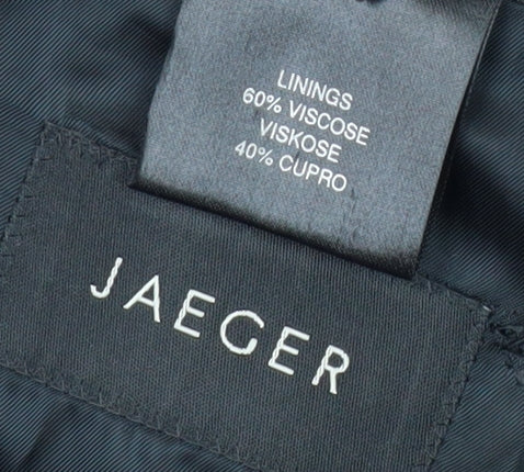Mens UK Size 40 Jaeger Regular Black Suit Jacket