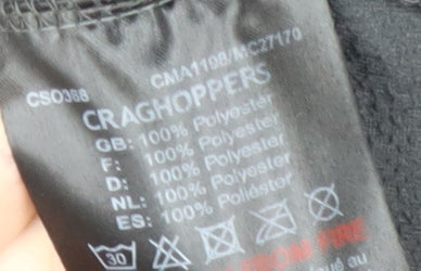 Mens UK Size L Craghoppers Black  Sweatshirt