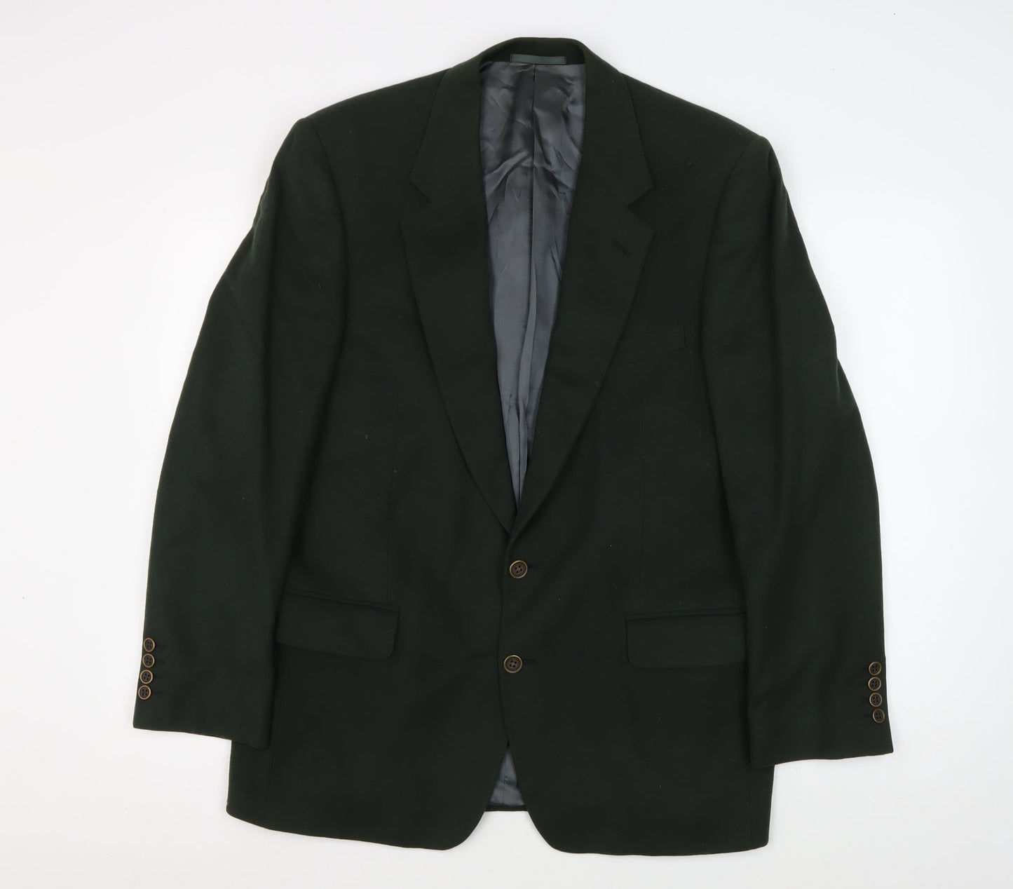 Austin Reed Men's Green Wool Cashmere Blazer 40R
