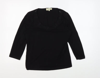 Viyella Women's Black 3/4 Sleeve T-Shirt M