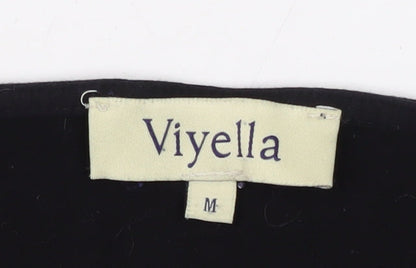 Viyella Women's Black 3/4 Sleeve T-Shirt M