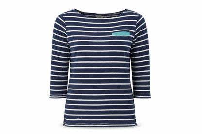 Womens UK Size 10 FatFace Blue Basic T-Shirt