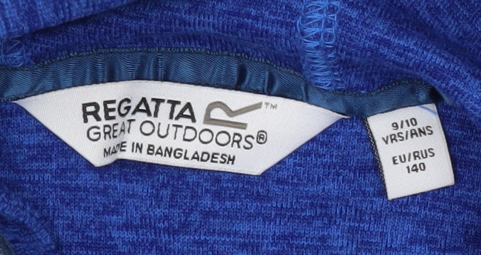 Regatta Boys Blue Pullover Hoodie 9-10 Years