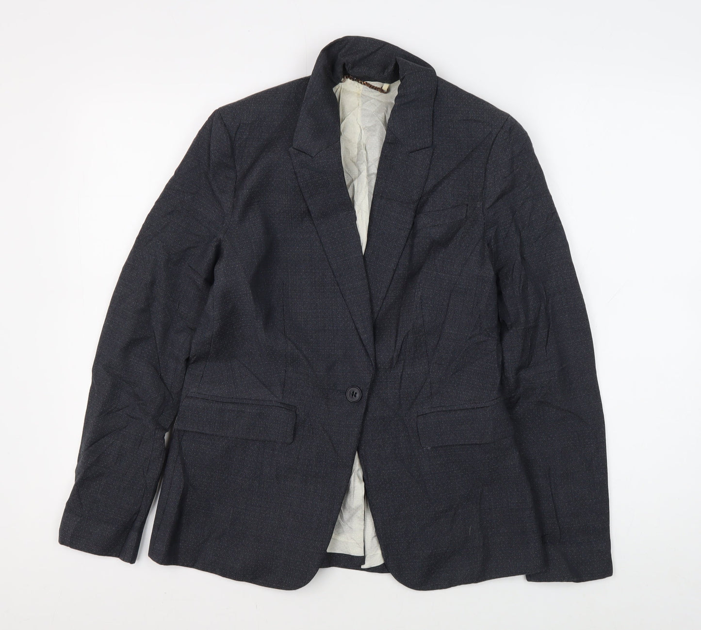 Jigsaw Women's Black Wool Blazer Size 10