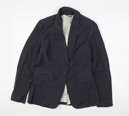 Jigsaw Women's Black Wool Blazer Size 10