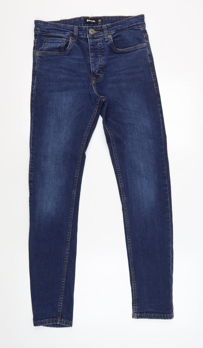 Bench Men's Blue Skinny Jeans 30W 32L