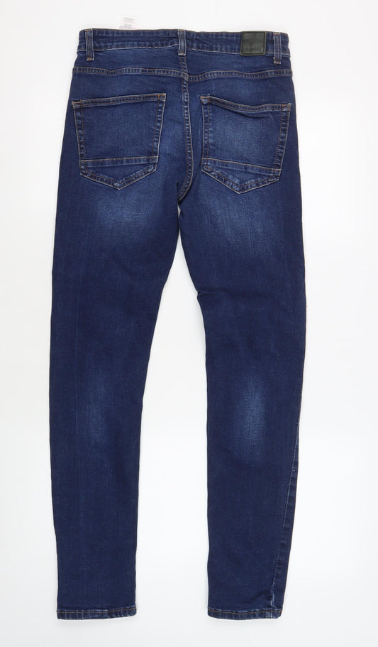 Bench Men's Blue Skinny Jeans 30W 32L