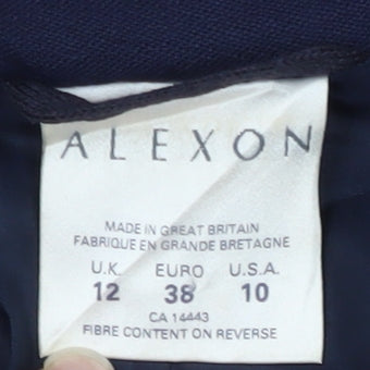 Womens UK Size 12 Alexon Regular Blue Blazer