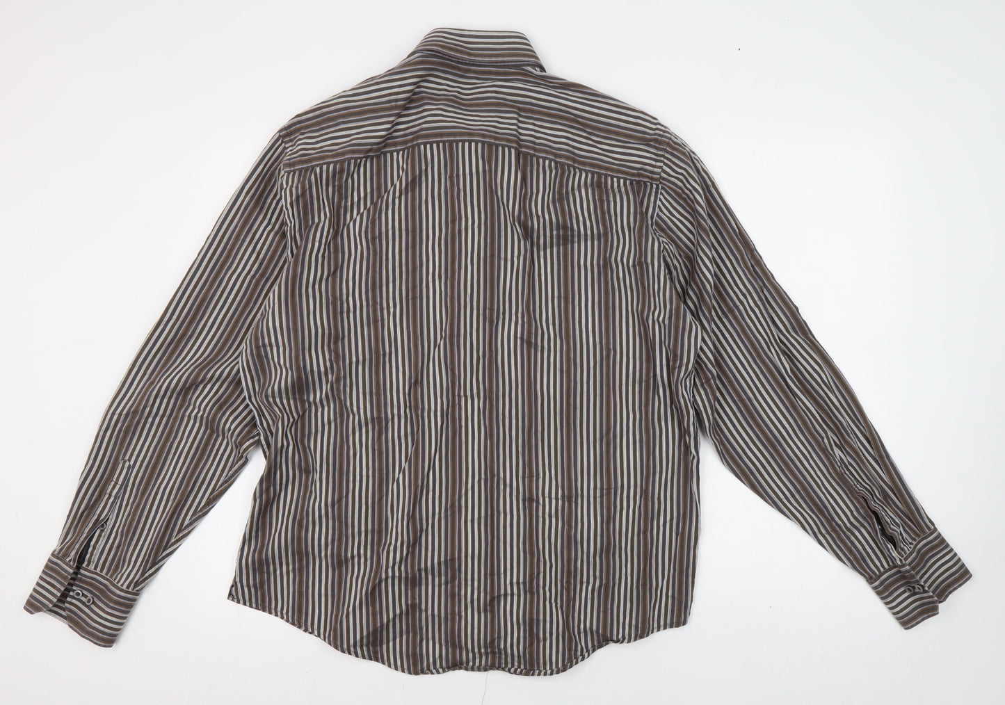 Next Men's Slim Fit Multicoloured Striped Shirt