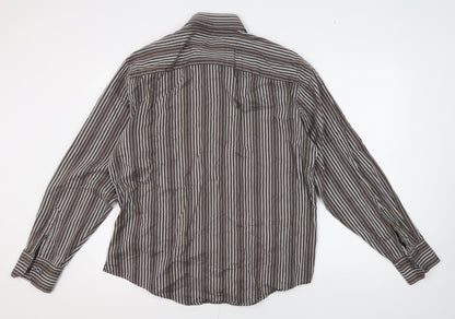 Next Men's Slim Fit Multicoloured Striped Shirt