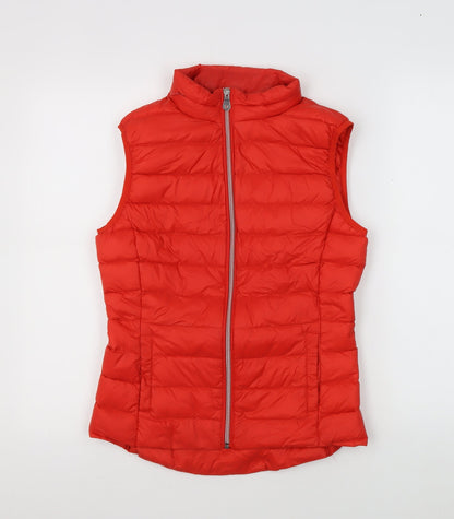Womens UK Size 6 Marks and Spencer Red Puffer Jacket