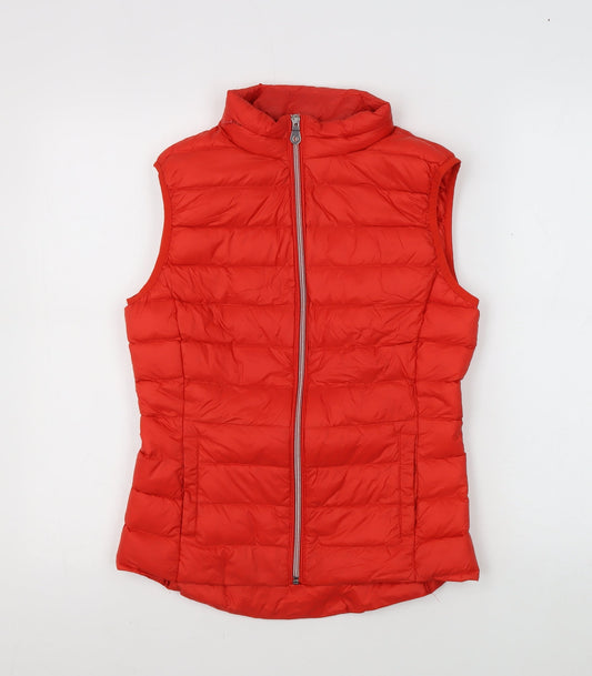 Womens UK Size 6 Marks and Spencer Red Puffer Jacket