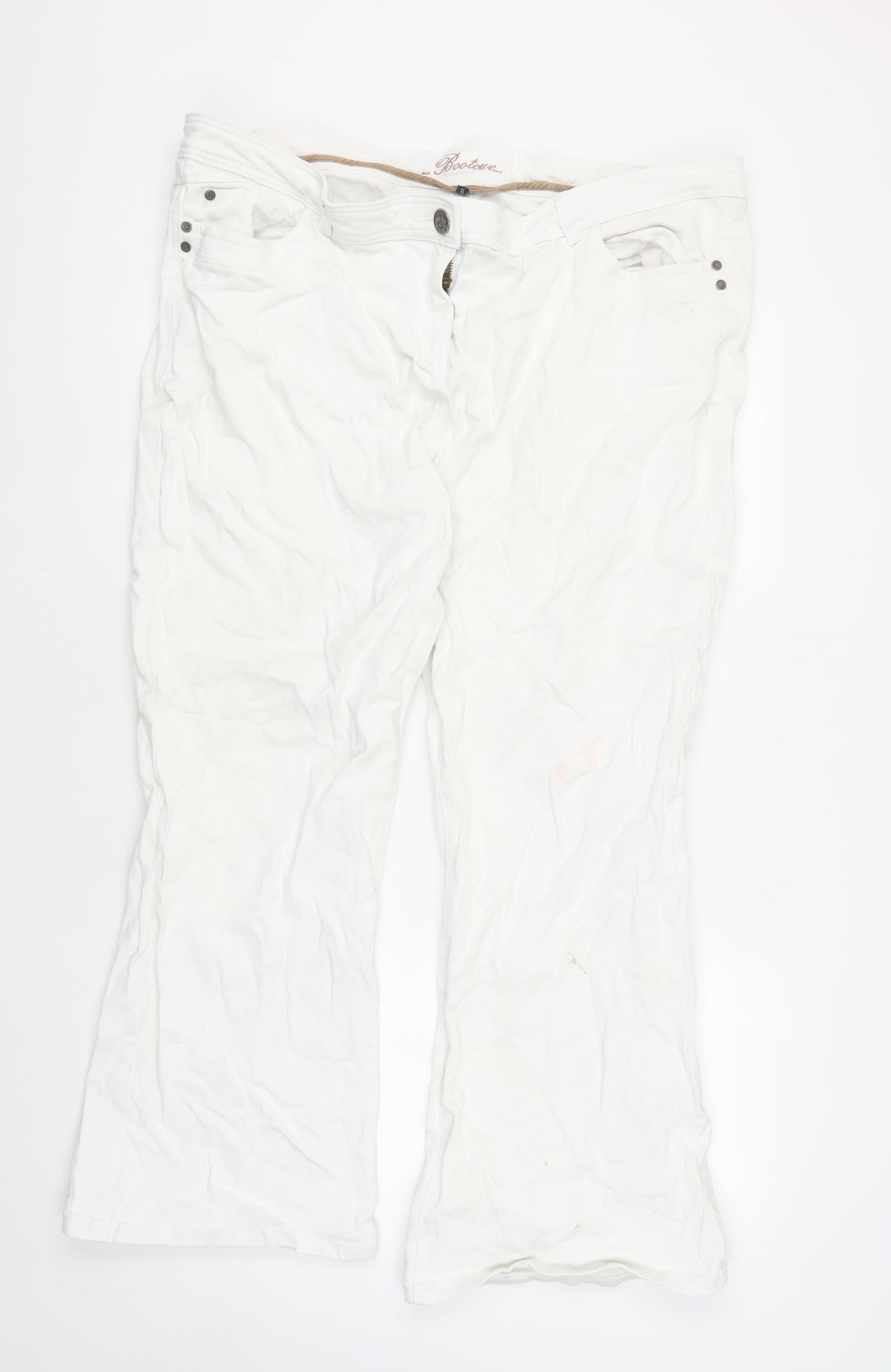 Debenhams Women's White Jeans Size 22