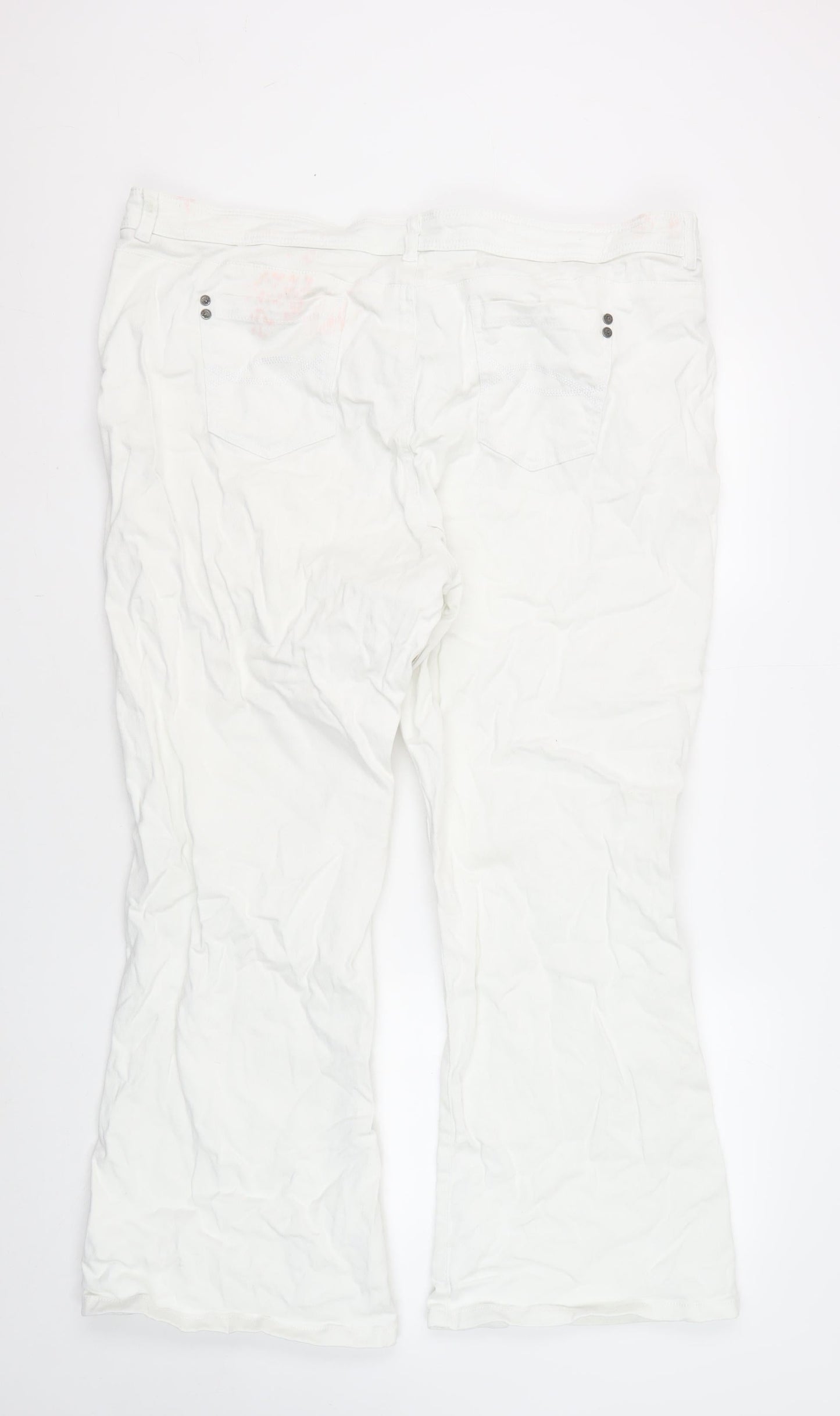 Debenhams Women's White Jeans Size 22