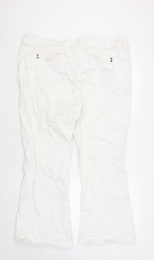 Debenhams Women's White Jeans Size 22