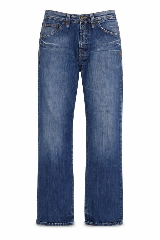 Mens UK Size 34 Unknown Regular Fit Straight Blue Jeans