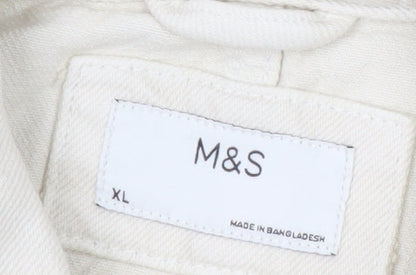 Mens UK Size XL Marks and Spencer Ivory