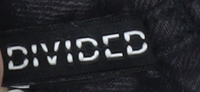 DIVIDED Women's Black Cut-Off Shorts Size UK 6