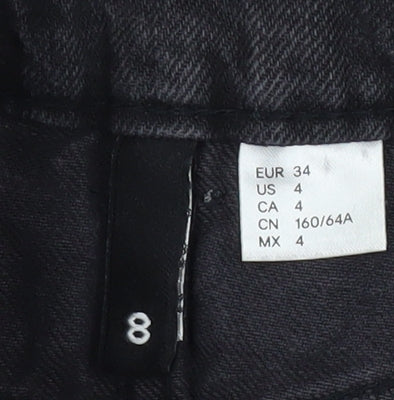 DIVIDED Women's Black Cut-Off Shorts Size UK 6