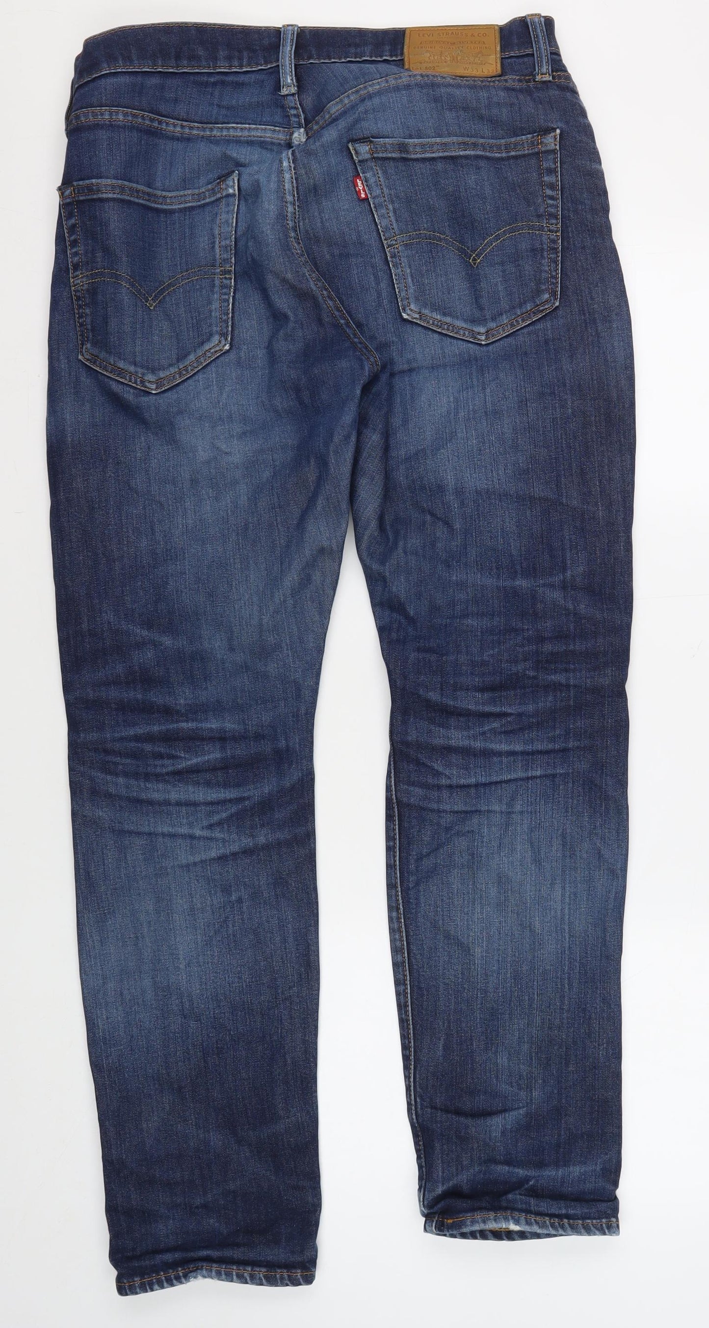 Levi's Men's Blue Straight Jeans - Size M, 33W 32L