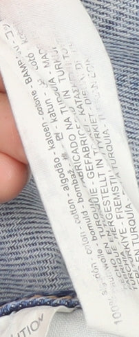 Zara Women's Blue Mom Jeans Size 10 Light Wash