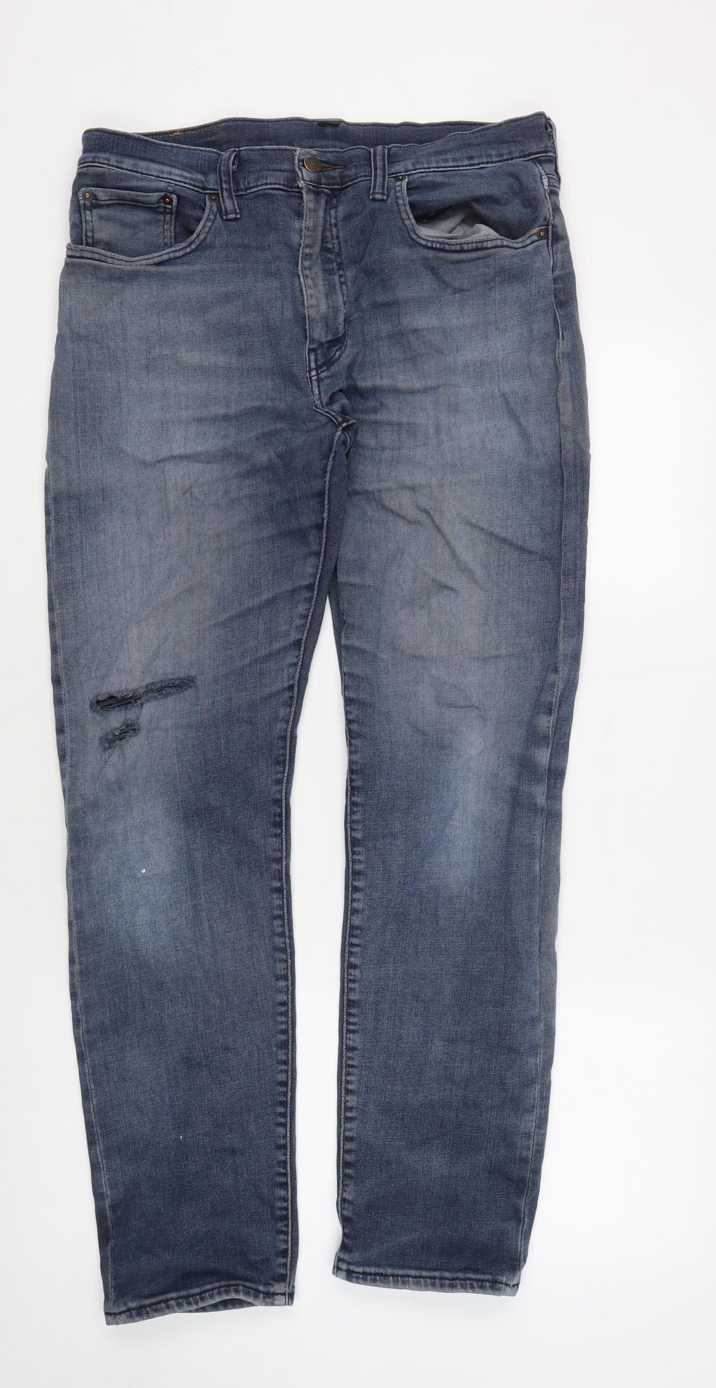 Levi Strauss & Co. Men's Blue Straight Jeans