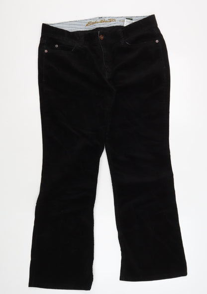 Eddie Bauer Women's Black Trousers, Size 10, Casual Style