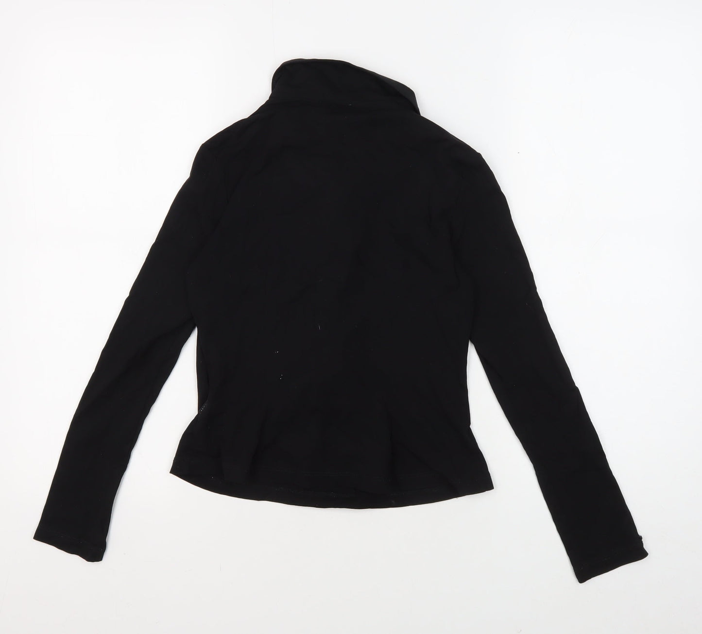 Giant Women's Black Collared Long Sleeve Top M