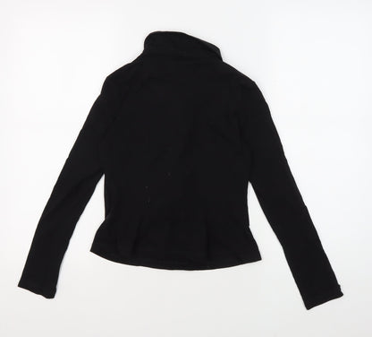 Giant Women's Black Collared Long Sleeve Top M