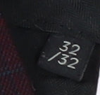 River Island Men's Brown Check Trousers Size 32