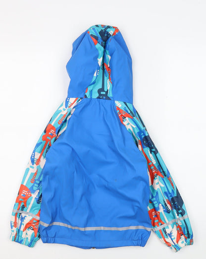 Lupilu Boys Blue Hooded Parka Jacket 4-6 Years