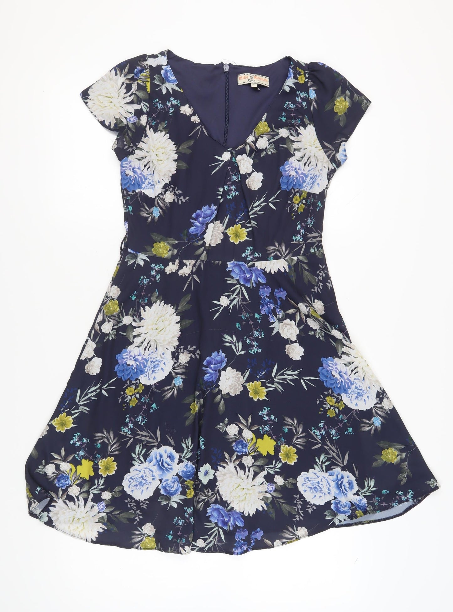 Billie & Blossom Women’s Floral Petite Dress Multicoloured Size 10