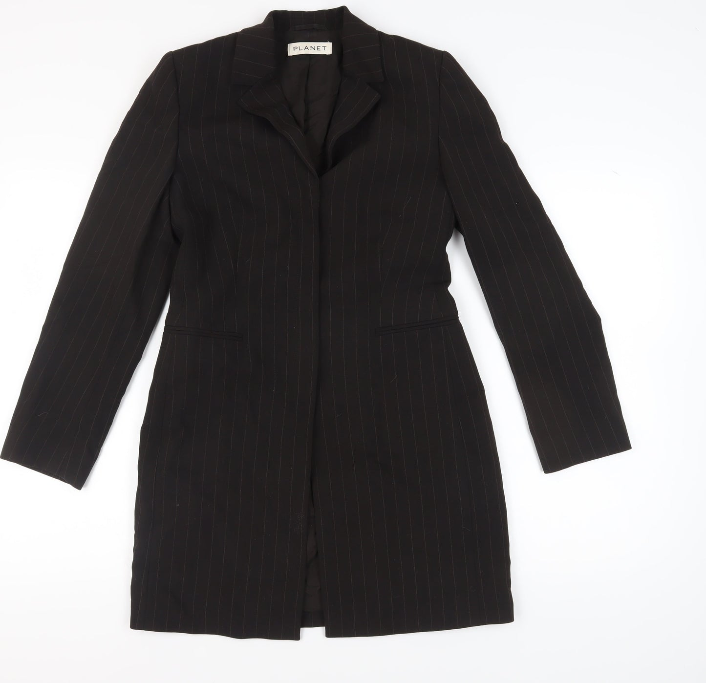 Womens UK Size 8 Planet Regular Black Suit Jacket