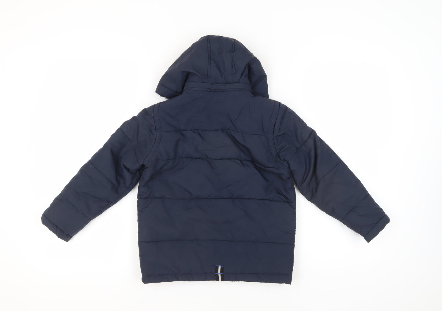 Regatta Boys Blue Hooded Puffer Jacket Size 12 Outdoor
