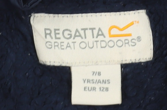 Regatta Boys Blue Hooded Puffer Jacket Size 12 Outdoor