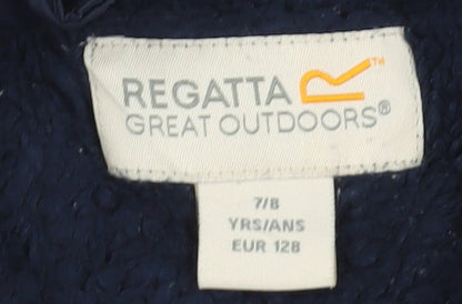 Regatta Boys Blue Hooded Puffer Jacket Size 12 Outdoor