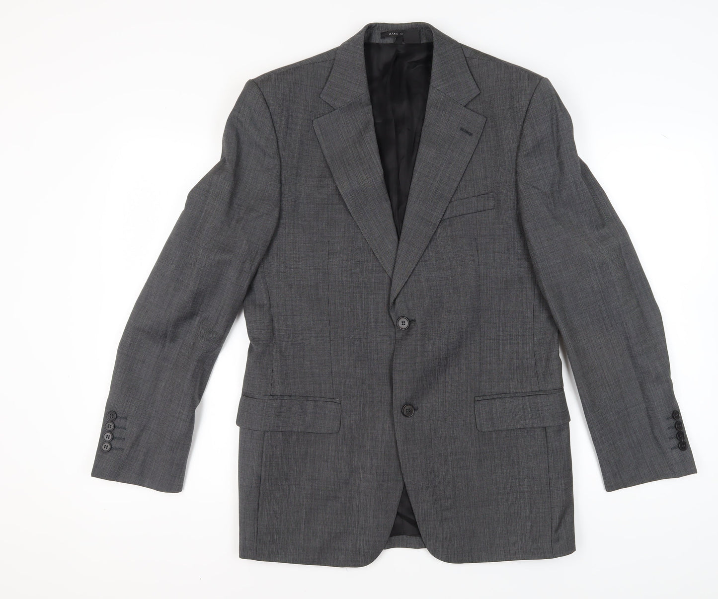 Mens UK Size 38 Zara Man Regular Grey Suit Jacket
