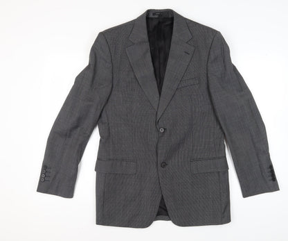 Mens UK Size 38 Zara Man Regular Grey Suit Jacket
