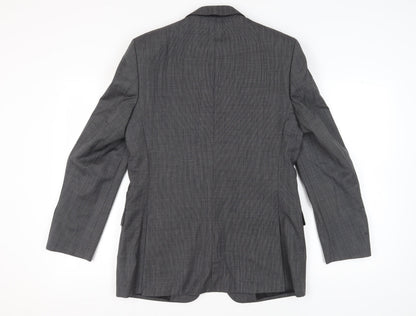 Mens UK Size 38 Zara Man Regular Grey Suit Jacket